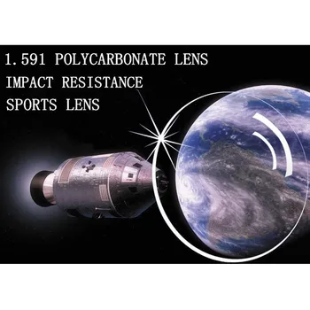 1.591 Endeksi Reçete Polikarbonat Gözlük Lensler Miyopi / Hipermetrop Anti Darbe Kırılmaz Plastik Lensler Anti UV