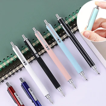 1 ADET dolma kalem Basın Tipi Mürekkep Kalemler Yazma İçin Geri Çekilebilir 0.38 mm Uç Öğrenci Kırtasiye Ofis Okul Malzemeleri Görüntü 2