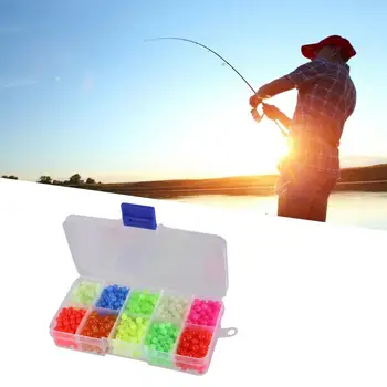 1 Takım Balıkçılık Boncuk Premium Aydınlık Plastik Anti-karışıklığı Çok renkli olta Boncuk Cazibesi Aksesuarları рыбалка pesca Görüntü 2