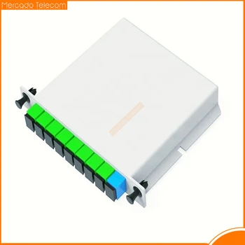 10 ADET 1X8 SC APC UPC Fiber optik sıyırıcı Kutusu PLC Fiber Optik sıyırıcı Kutusu Düzlemsel Dalga Kılavuzu Tipi Kaset Splitter