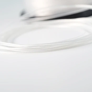 10m 0cc Gümüş kaplama tel Saf gümüş kaplama kulaklık kablosu DİY kulaklık tel ses kablo tel Görüntü 2