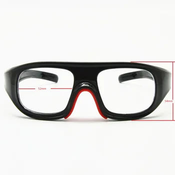 2-in-1 Basketbol Gözlük Optik Çerçeve Ayrılabilir Bacaklar Kayış Spor Gözlük Şeffaf Lens Futbol Voleybol Paintball Görüntü 2