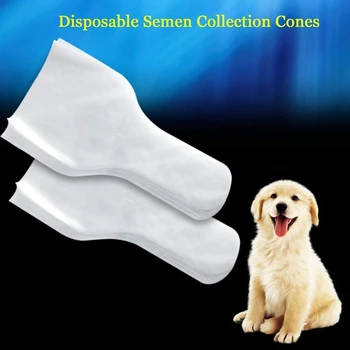200 ADET Köpek Semen Toplama Torbaları Sperm Toplama Torbaları Plastik Tek Kullanımlık Evcil Köpek Ekipmanları Suni Tohumlama Görüntü 2