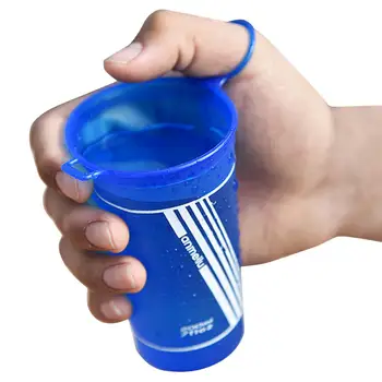 200ML Ultralight Spor Su Bardağı Katlanabilir Yumuşak Fincan Toksik Olmayan TPU Su Torbası içecek kupaları Spor Su Bardağı Katlanır Su Şişeleri