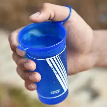200ML Ultralight Spor Su Bardağı Katlanabilir Yumuşak Fincan Toksik Olmayan TPU Su Torbası içecek kupaları Spor Su Bardağı Katlanır Su Şişeleri Görüntü 2