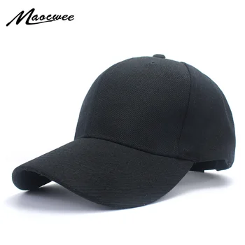 2019 Yeni Şapka Düz Renk beyzbol şapkası Erkek Kadın Kap Açık güneş şapkası Rahat Kamyon Şoförü Siyah Snapback Hip Hop baba şapkası Gorras