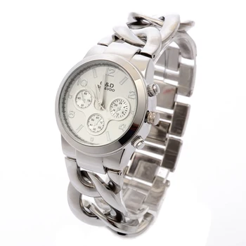 2021 Yeni G & D Gümüş kadın Kuvars Kol Saatleri Paslanmaz Çelik kadın Elbise İzle Reloj Mujer Saat Hediyeler Relogio Feminino