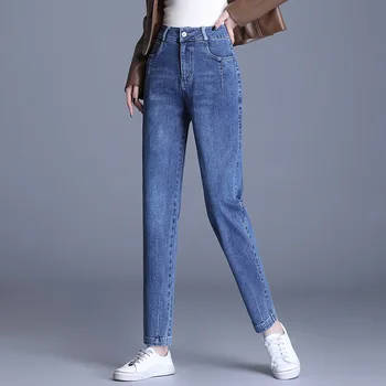 2021 yeni harem pantolon moda banliyö çok yönlü yüksek bel