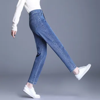 2021 yeni harem pantolon moda banliyö çok yönlü yüksek bel Görüntü 2