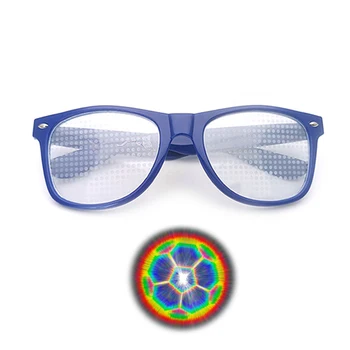 2022 Premium Kırınım 3D Övgüler Gözlük Plastik Futbol Havai Fişek Gösterisi İçin Lazer Gösterileri Yeni Yıl Partisi