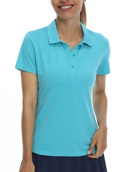 2022 Yeni GOLF Kadın Polo çabuk kuruyan ve elastik rahat Golf bayanlar Tenis Yumuşak kısa kollu tişört polo Yaz Tee Gömlek