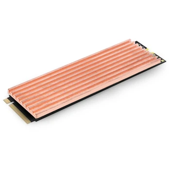 2mm / 3mm / 4mm Saf Bakır Soğutucu Soğutucu İsı Emici Termal iletken Yapıştırıcı için M. 2 2280 PCI-E NVME SSD Görüntü 2