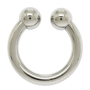 3 mm ila 10 mm kalınlığında piercing takı dairesel halter meme piercing halkası paslanmaz çelik vida piercing titanyum yüzük yüzük