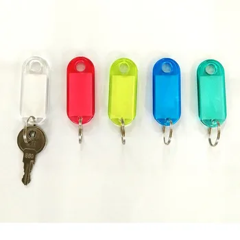 30 adet Çok renkli Anahtarlık Anahtar KİMLİK Etiket Etiketleri Bagaj KİMLİK Etiketleri Otel Numarası Sınıflandırma Kartı anahtarlıklar Anahtarlık Görüntü 2