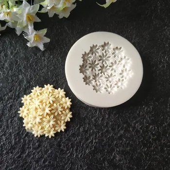 3D Çiçek silikon kalıp Fondan Cakecup Dekorasyon Aracı Reçine Kil Çikolata Şeker Çiçek Kalıp Mutfak Pişirme Araçları