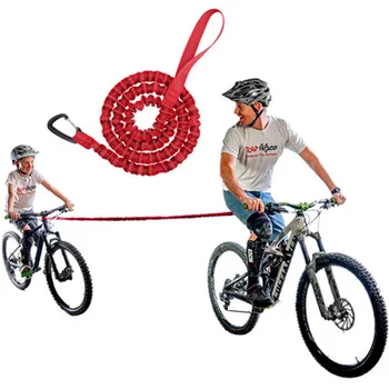 3M Ağır Bisiklet Çekme Kablosu Çekme Çekme Halatı Askısı Kanca Van Dağ Bisikleti Ebeveyn-Çocuk Ralli Halat Taşınabilir çekme halatı