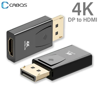 4K 2K DisplayPort HDMI uyumlu Kablo Dönüştürücü DP Erkek Kadın HDMI İçin Uyumlu PC dizüstü bilgisayar projektörü Ekran Bağlantı Noktası