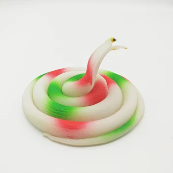 80Cm Cobra Simülasyon Kauçuk Yumuşak Sahte Yılan Deceives Yenilik çocuk Oyuncakları Prank Sürpriz Erkek İlginç yılan oyuncak çocuk Görüntü 2