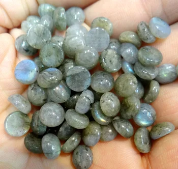 8mm Doğal taş Turquoises labradorit Kuvars kristal Cabochon Kolye dıy Takı yapımı için kolye Accessories30PCS