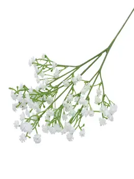 90 Kafaları 52 cm Yapay Çiçekler Plastik Gypsophila DIY Çiçek Buketleri Düzenleme Düğün Ev Dekorasyon için Görüntü 2