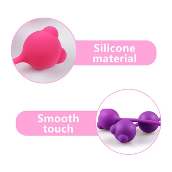 Adam Nuo Silikon Akıllı Top Kegel Topu SexBen Wa Topu Vajina Egzersiz Makinesi Vibratör Vajinal Geyşa Topu Seks Oyuncak Kadınlar için Görüntü 2