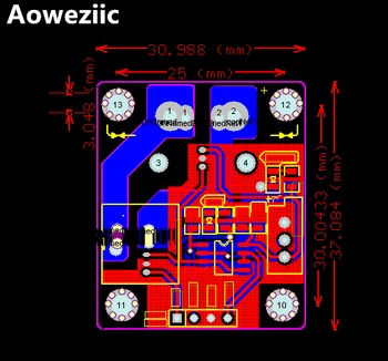 Analog ve Dijital Sinyallerle Aşırı Akım Algılama ve Kısa Devre Algılama için 1 ADET WCS37A50 Akım Çaldı:0-0. 5 A 3.5 V / 1A Görüntü 2
