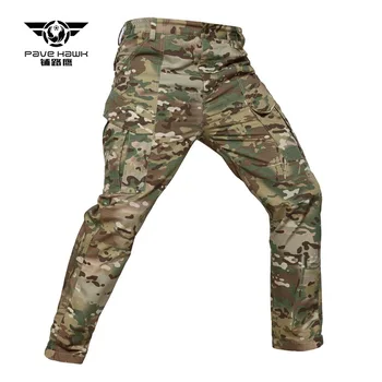 Artı Boyutu 5XL erkek Taktik Askeri Pantolon Aşınmaya Dayanıklı Nefes Çok Cep Kargo Pantolon Açık Yürüyüş Eğitim Ekose Pantolon Görüntü 2