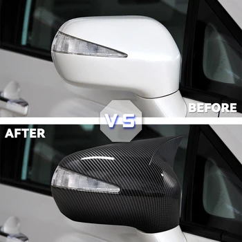 Ayna Kapağı Honda Civic İçin FD6 2006 2007 2008 2009 2010 2011 2012 Aksesuar Parlak Siyah Kılıf ARABA Kalkanı Görüntü 2