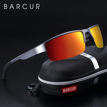 BACURY TAC Lens Alüminyum Magnezyum Güneş Gözlüğü Erkekler polarize güneş gözlükleri Erkekler için Trend Spor Gözlük