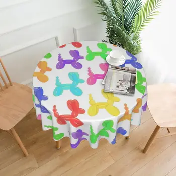 Balon Köpekler Masa Örtüsü Sevimli Hayvanlar Baskı Koruyucu Yemek Masası Örtüsü Güzel Baskı Polyester Ucuz Masa Örtüsü