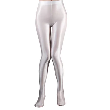 Bayan Jimnastik Bale Dans Tayt Moda Parlak Eğitim Fitness Egzersiz Spor Pantolon Tayt Pantolon Görüntü 2
