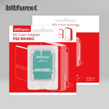 Bitfunx DIY MX4SIO SIO2SD SD Kart Adaptörü PS2 Oyun Konsolları + V1.966 64 MB FMCB OPL1.2. 0 Kart Combo Görüntü 2
