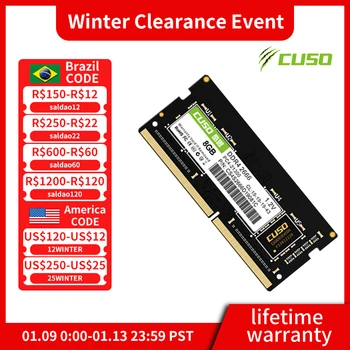 CUSO ddr4 8 gb ram DDR4 8 GB 16 GB 2666 MHz 3200 MHz DDR4 Memoria RAM Dizüstü Bellek Sodımm Dizüstü Bilgisayar ram bellek