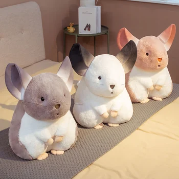 Doldurulmuş Hayvanlar Maskot Çocuklar için Noel Oyuncaklar Sevimli Yastıklar peluş oyuncak Hamster Yastık Sevimli Peluş Chinchillas Peluş Bebek Yumuşak Oyuncak Görüntü 2
