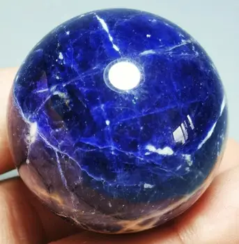 Doğal Mavi Sodalite Kuvars Kristal Küre Şifa Topu Çakra Taş