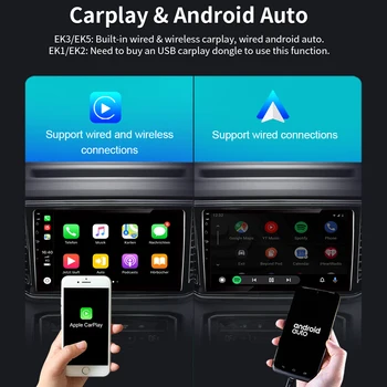EKIY EK5 Android 10 Araba Stereo Toyota Fortuner 2015-2020 İçin Bluetooth USB Carplay Oynatıcı Autoradi GPS Navigasyon Başkanı Ünitesi DSP Görüntü 2