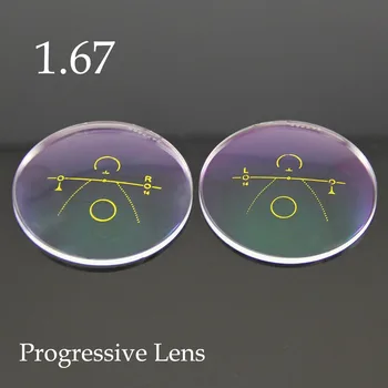 Endeksi 1.67 İçinde İlerici Lensler Optik Reçine Lens Özelleştirmek Reçete Gözlük RUI HAO GÖZLÜK Marka Gözlük