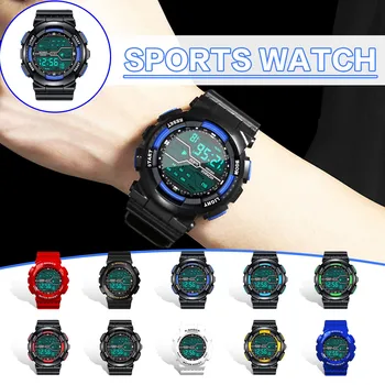 Erkekler Saatler 2020 Lüks Çok Fonksiyonlu erkek Spor Saatler Elektronik Serin Kol Saatleri İzle Erkekler Saatler Reloj Montre Homme Görüntü 2