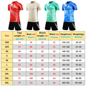 Eşofman Seti Erkekler 3D Baskılı Yaka Kısa Kollu Yaz Eğitim Kıyafetleri Badminton Tenis Golf Koşu Spor Takım Elbise Görüntü 2