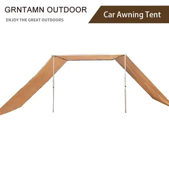Geri çekilebilir Araç Tente Kara Kamp, su Geçirmez Çatı Çadır Tente Barınak SUV Kamyon 4 Runner Aksesuarları Gri