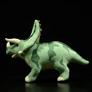 Gerçekçi Pentaceratops Peluş Oyuncaklar Gerçek Hayat Dinozor Dolması Hayvan Oyuncak Yumuşak Çocuk Oyuncakları Noel Hediyeleri Görüntü 2