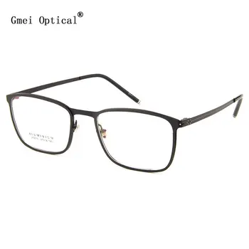 Gmei Optik LF2016 Metal Tam Jant Çerçeve Gözlük Kadınlar ve Erkekler için Gözlük Gözlük
