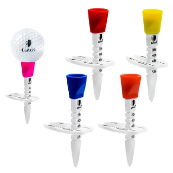 Golf topluğu 5 Renk Adım Aşağı golf topluğu s Plastik Önlemek Kaybı Halat Topu İşareti Golf Çimen Aracı Topu Tutucu Golf Aksesuarları