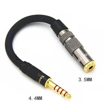 HİFİ 4.4 MM Dengeli Kulaklık Adaptörü Ses Kablosu 4.4 ila 3.5 mm 2.5 mm 6.35 mm XLR 4 Pin Erkek Dişi Açı