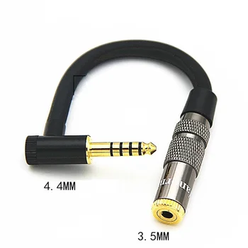 HİFİ 4.4 MM Dengeli Kulaklık Adaptörü Ses Kablosu 4.4 ila 3.5 mm 2.5 mm 6.35 mm XLR 4 Pin Erkek Dişi Açı Görüntü 2