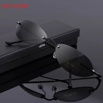 ISENGHUO Yeni Çerçevesiz Klasik Oval gözlük Matrix Morpheus Güneş Gözlüğü Matrix Güneş Gözlüğü Film güneş gözlüğü Erkekler UV400 oculos de sol