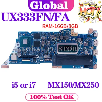 KEFU UX333FN Anakart ASUS UX333FA BX333FA BX333FN RX333FA RX333FN Laptop Anakart I5 I7 8th Gen MX150 / MX250 / UMA