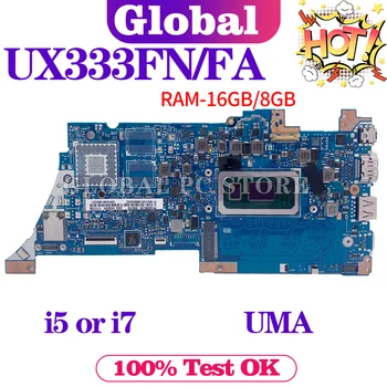 KEFU UX333FN Anakart ASUS UX333FA BX333FA BX333FN RX333FA RX333FN Laptop Anakart I5 I7 8th Gen MX150 / MX250 / UMA Görüntü 2