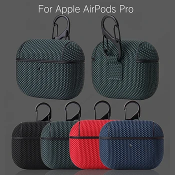Kablosuz kulaklık kutusu Airpods için Pro 2 3 kapak AirPods İçin Pro Tekstil Kumaş Koruyucu kılıf Anti Parmak İzi Hava pods 3 2