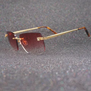 Kare Carter Güneş Gözlüğü Erkekler ve Kadınlar için Yeni Tasarımcı güneş gözlüğü Çerçeve elmas kesim Moda Gösterisi Gözlük Oculos De Sol